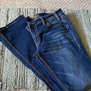 Rock & Roll Cowgirl Dark Blue Boot Cut Jeans